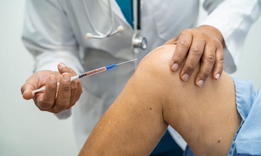 Can knee pain be caused by a cortisone injection? FITPAA